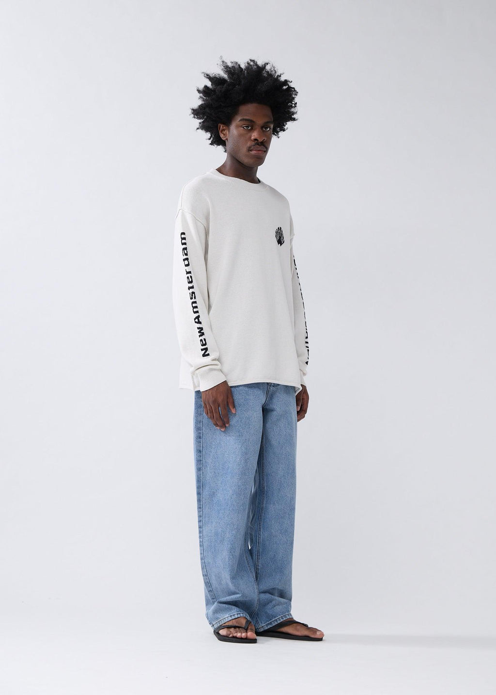 KNITTED LOGO LONGSLEEVE