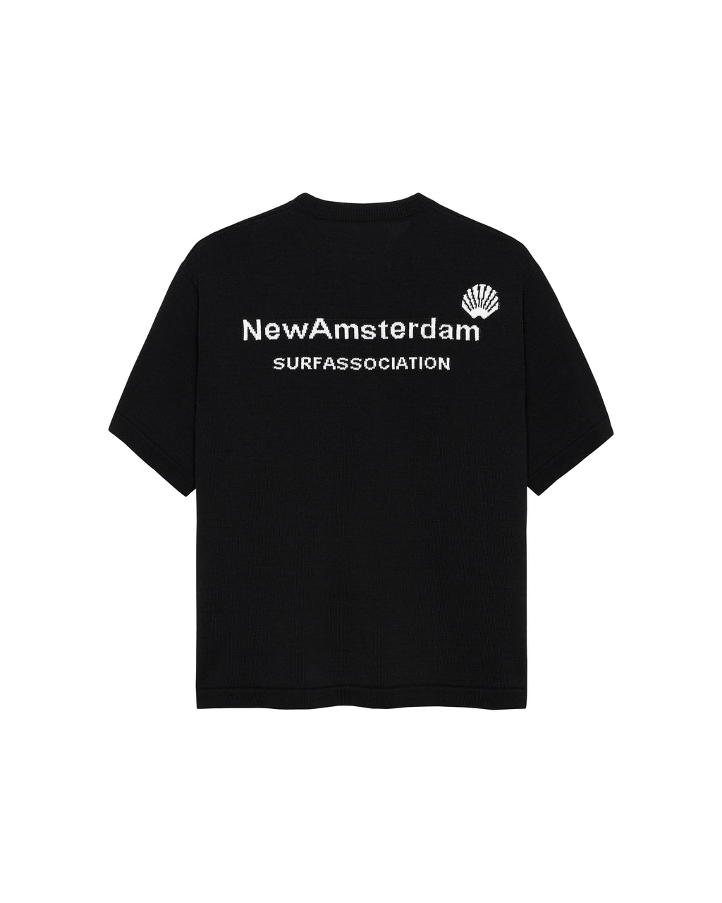 KNITTED LOGO TEE