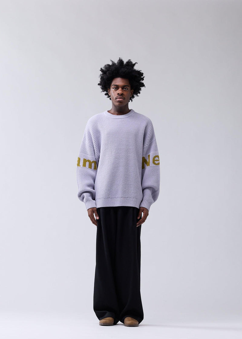 NAME CREW KNIT