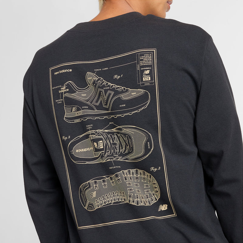 ATHLETICS 574 SKETCH LONGSLEEVE