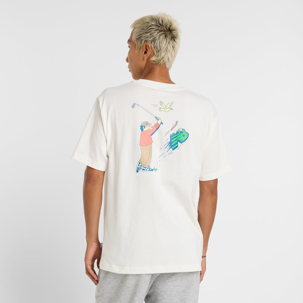 ATHLETICS RELAXED GOLF CARTOON T-SHIRT