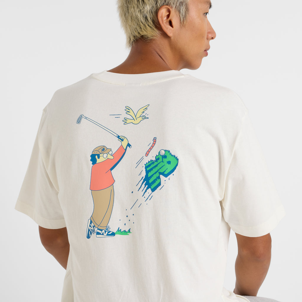 ATHLETICS RELAXED GOLF CARTOON T-SHIRT