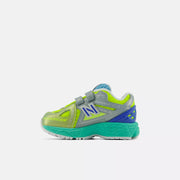 NEW BALANCE I190687S kids sneakers alkaline green blue bird