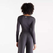 NEW BALANCE Trackside longsleeve bodysuit black cement