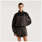 NEW BALANCE Trackside woven jacket black cement