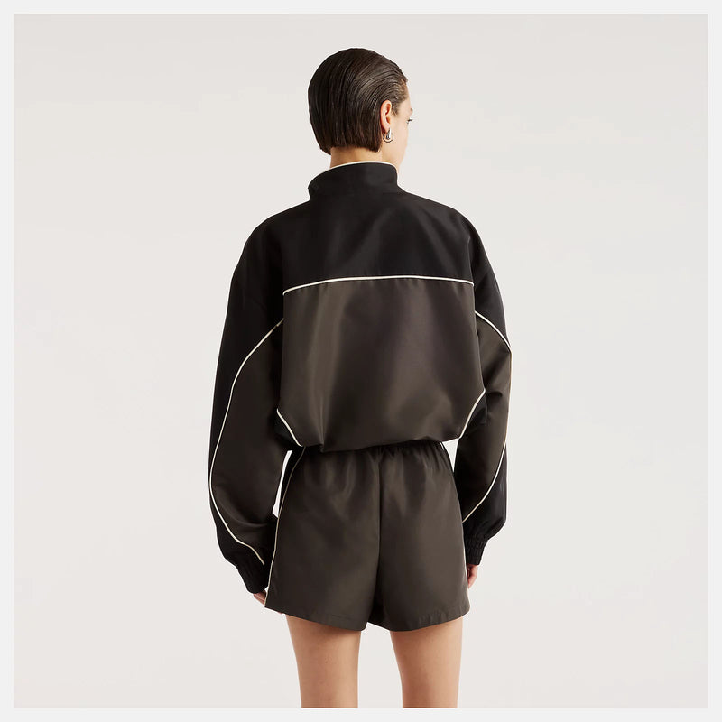 NEW BALANCE Trackside woven jacket black cement