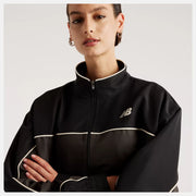 NEW BALANCE Trackside woven jacket black cement