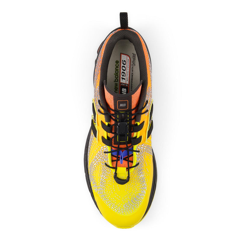 NEW BALANCE U19066QG sneakers punch yellow tangerine heat