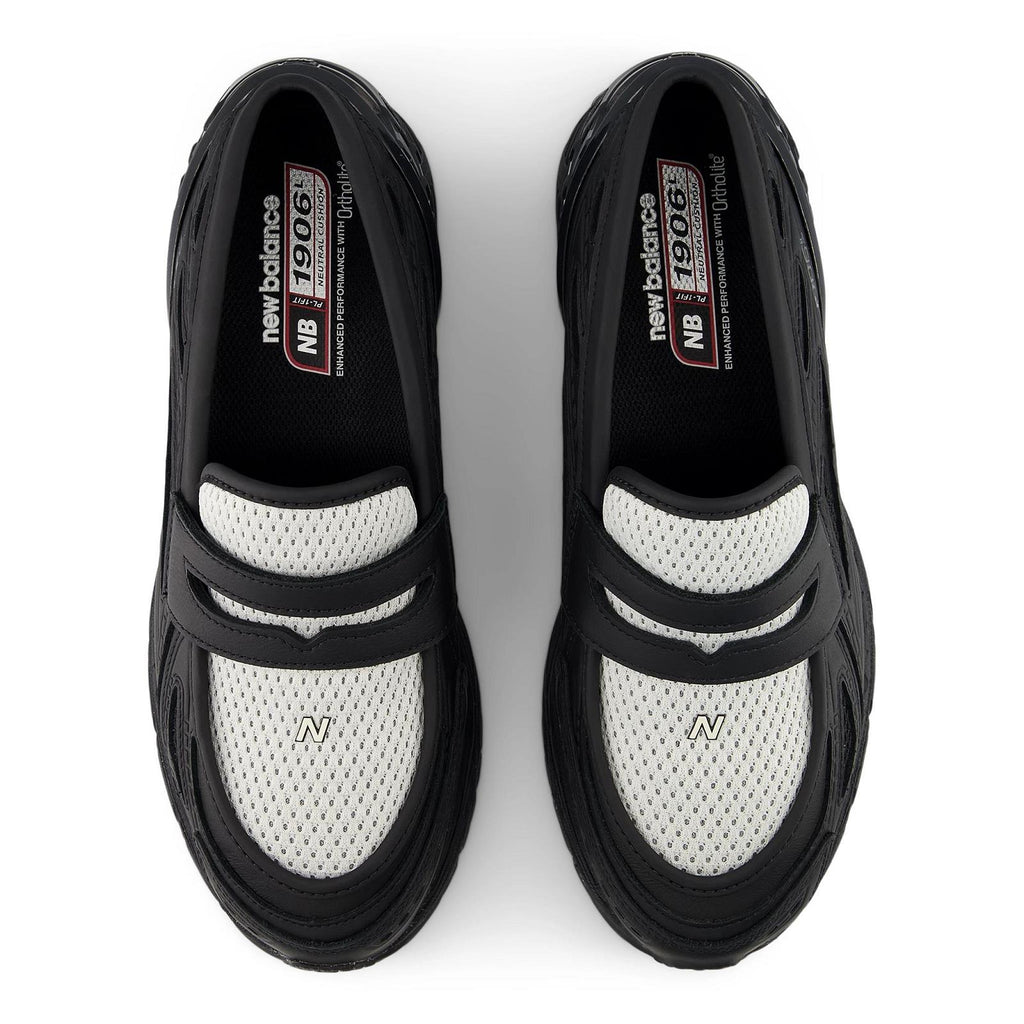 NEW BALANCE U19068G9 loafers black angora