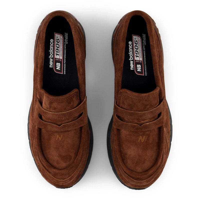 NEW BALANCE U1906LNS loafers rich oak/black cement