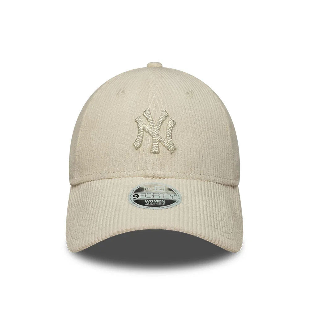 NEW ERA NY Yankees womens MLB cord cream 9Forty adjustable cap