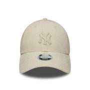 NEW ERA NY Yankees womens MLB cord cream 9Forty adjustable cap