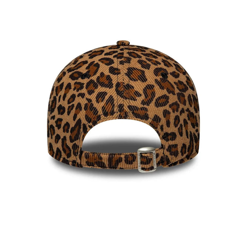 NEW ERA NY Yankees womens MLB leopard cord beige 9forty adjustable cap