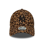 NEW ERA NY Yankees womens MLB leopard cord beige 9forty adjustable cap