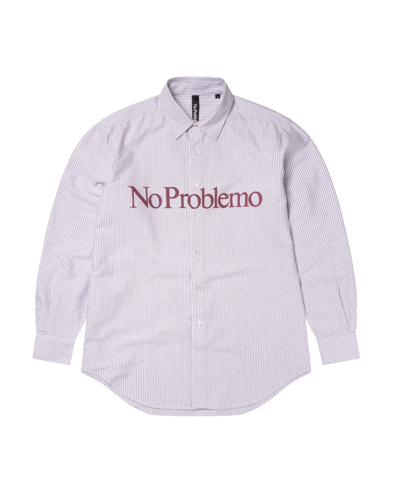 NO PROBLEMO LS STRIPE OXFORD SHIRT