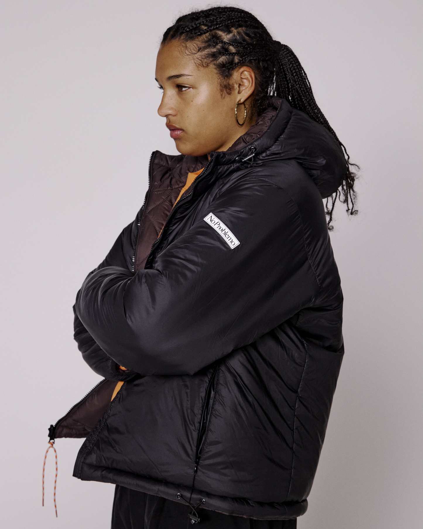 NO PROBLEMO Reversible alien-O puffer jacket - Shop online NO PROBLEMO Reversible alien-O puffer jacket - Shop online