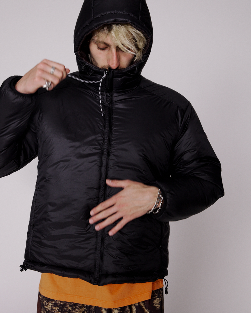 REVERSIBLE ALIEN-O PUFFER JACKET