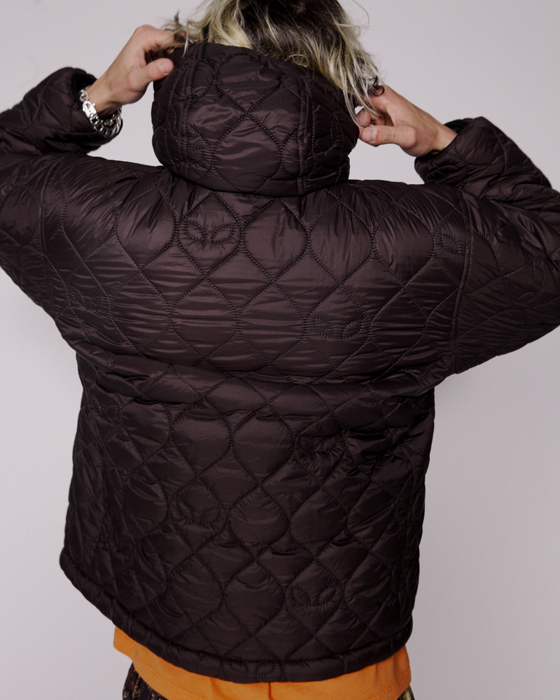 REVERSIBLE ALIEN-O PUFFER JACKET