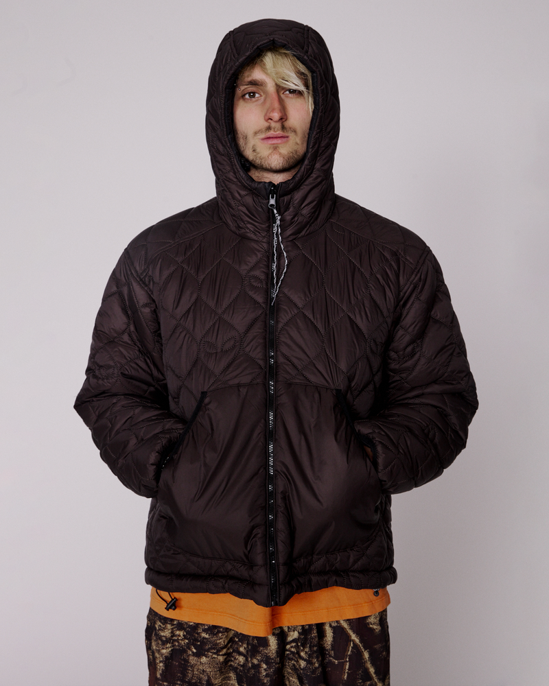 REVERSIBLE ALIEN-O PUFFER JACKET