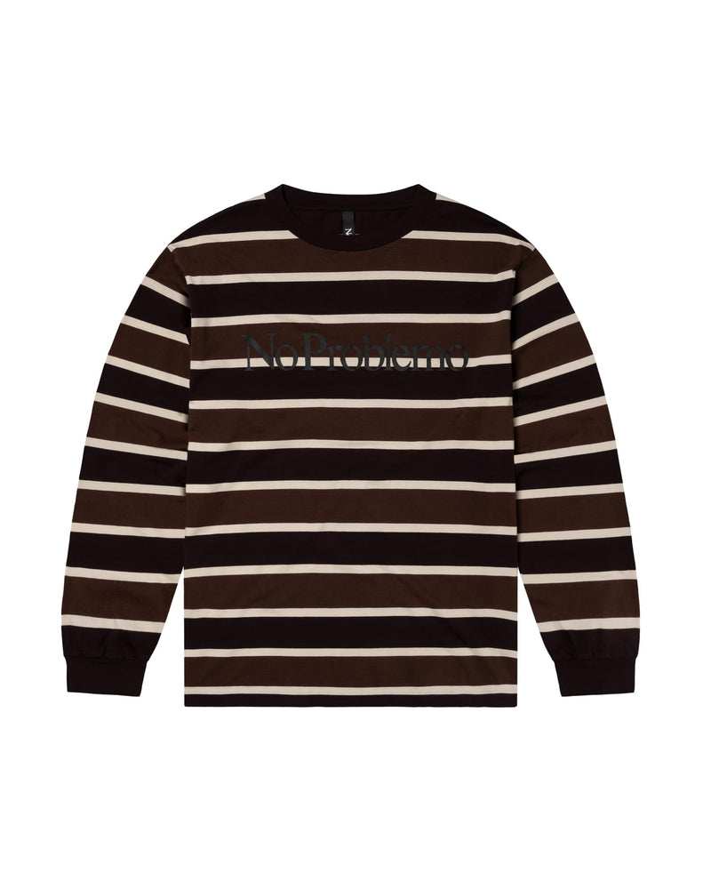 NO PROBLEMO STRIPED LS TEE