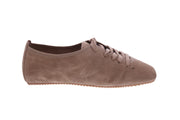OA Non-fashion Ele lace up shoes taupe suede
