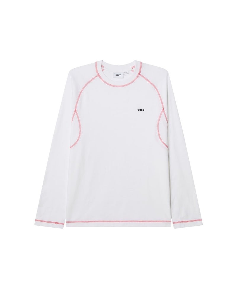 AARON CONTRAST STITCH LS