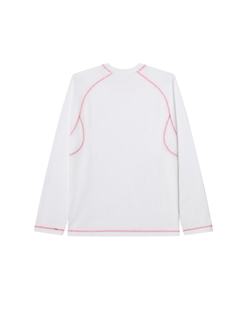 AARON CONTRAST STITCH LS