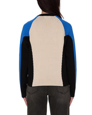 OBEY Angie crew sweater cream multi