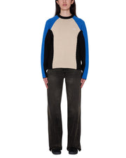 OBEY Angie crew sweater cream multi