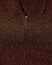 OBEY Anton gradient cardigan brown multi