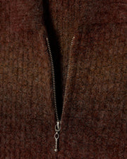 OBEY Anton gradient cardigan brown multi