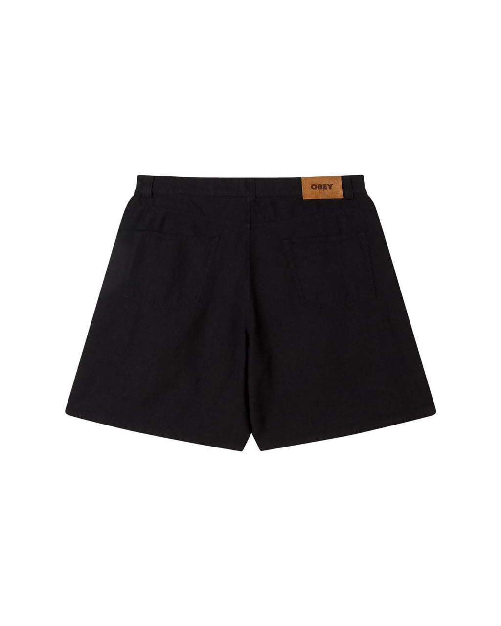 OBEY Baggy linen Devin shorts black