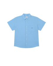 OBEY Barry woven shirt sky blue