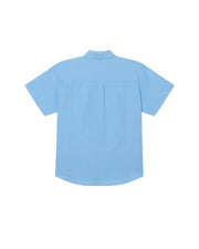 OBEY Barry woven shirt sky blue