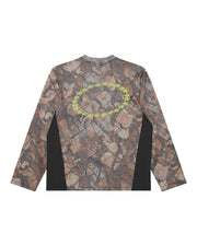OBEY Basecamp knit LS t-shirt fence camo multi
