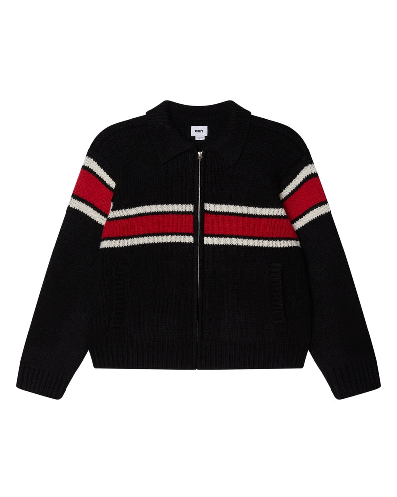 BERNARD ZIP UP SWEATER