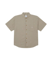OBEY Bigwig Ian woven shirt dried sage multi
