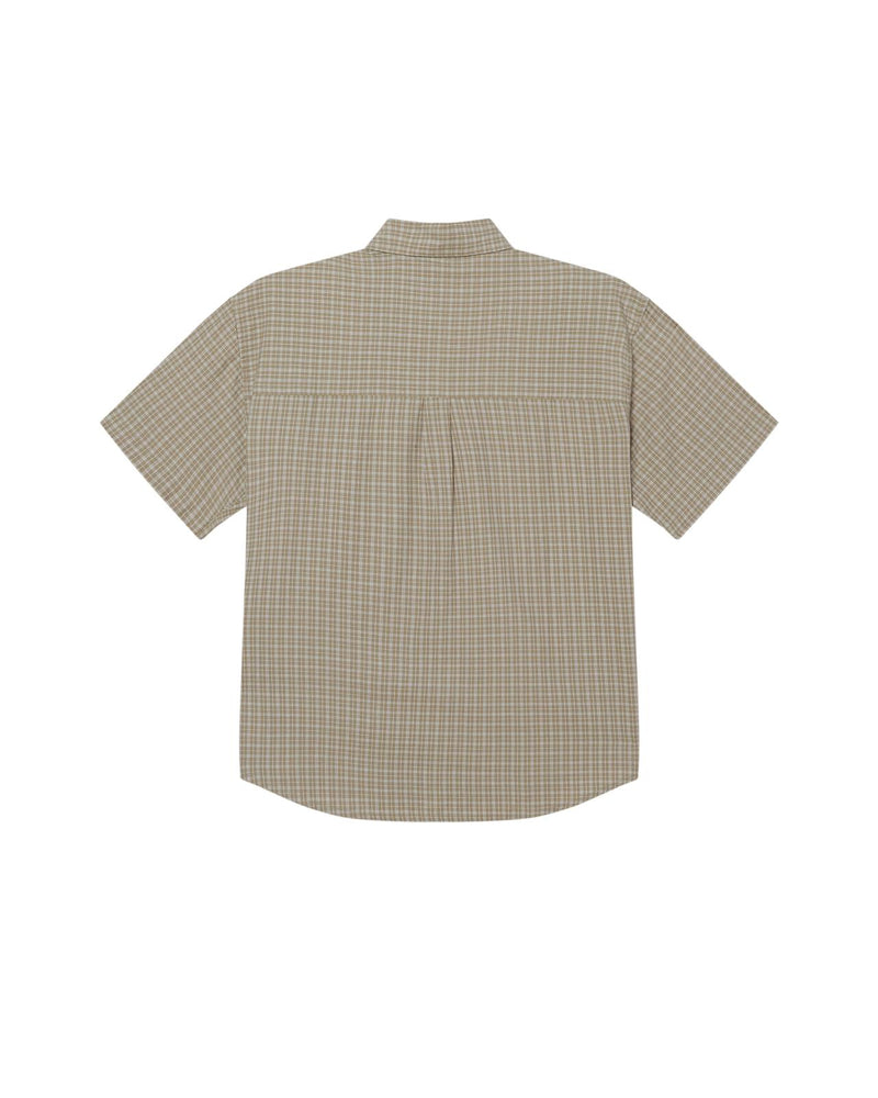 OBEY Bigwig Ian woven shirt dried sage multi