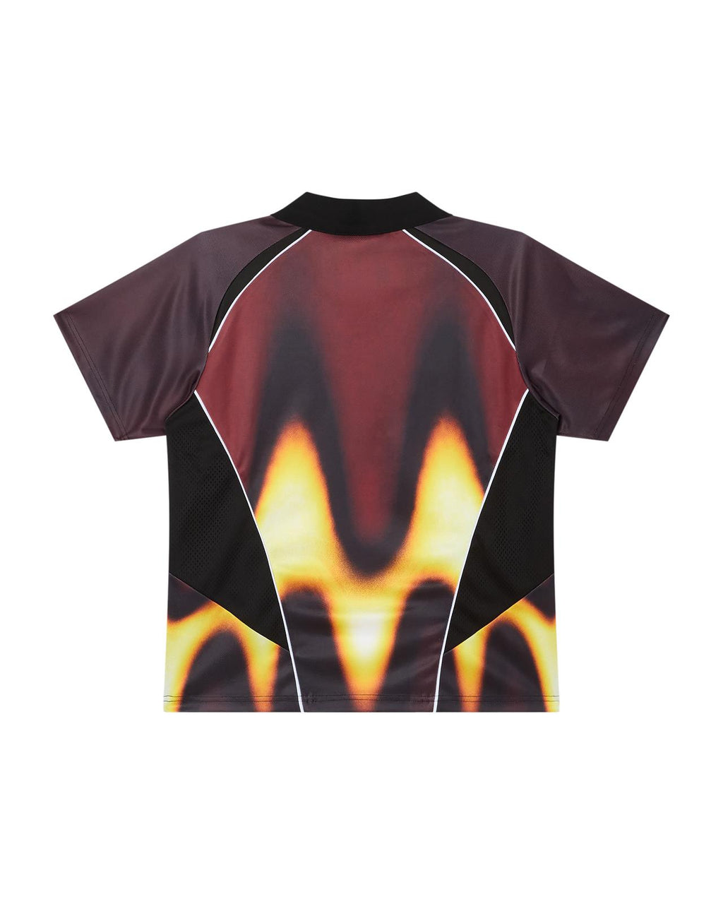 OBEY Blurred soccer jersey burnt red