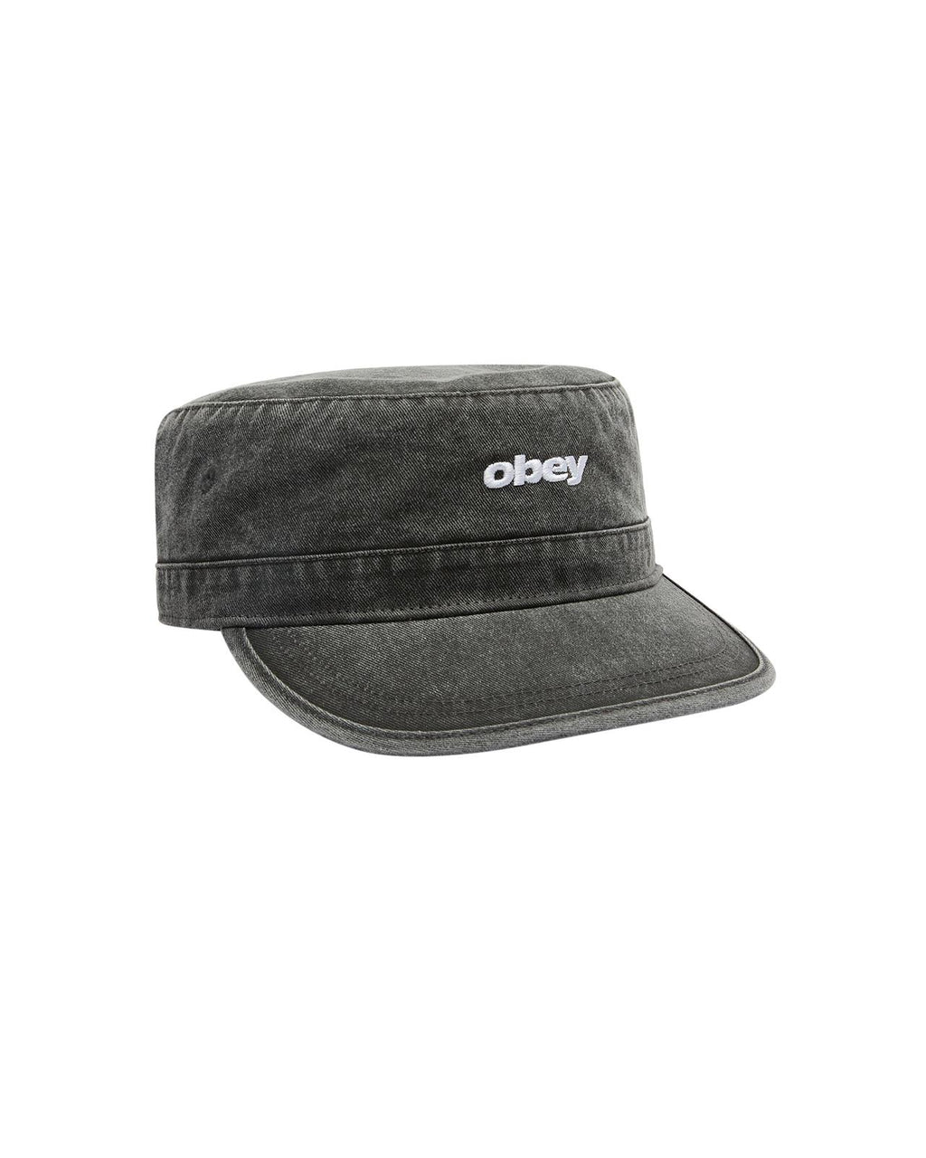 OBEY Boxcar pillbox hat pigment black