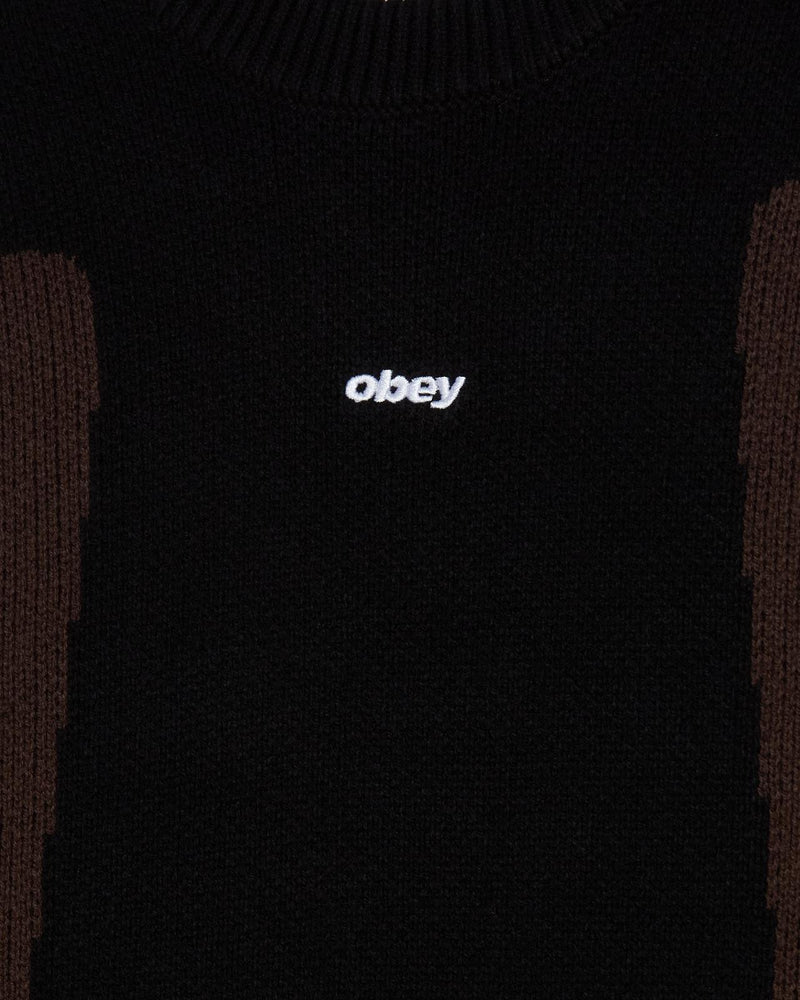 OBEY Brann sweater digital black multi