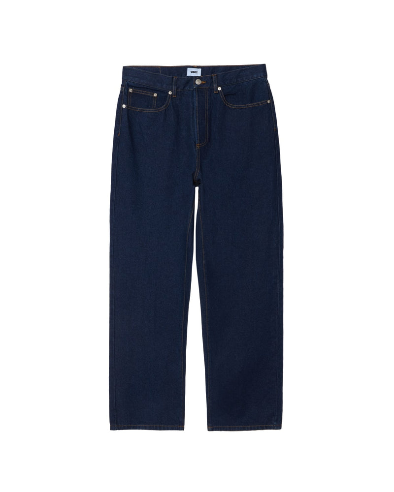 OBEY Classic baggy denim rinse indigo