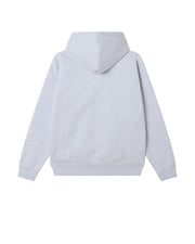 OBEY Collegiate zip hoodie ash grey