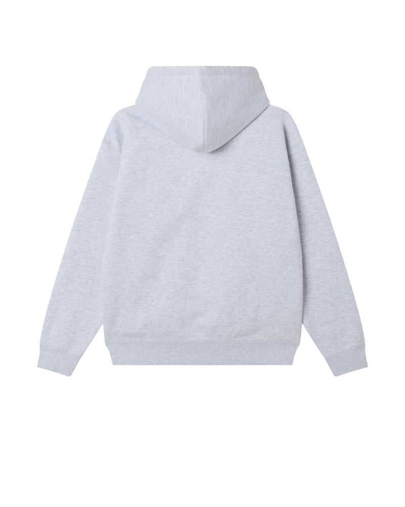 OBEY Collegiate zip hoodie ash grey