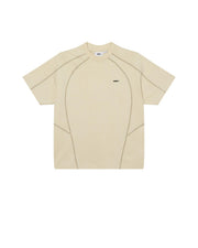 OBEY Contrast stitch tee silver birch