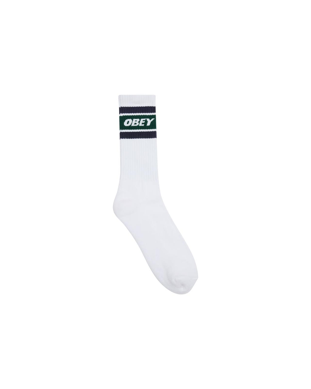 OBEY Cooper II socks white eden green