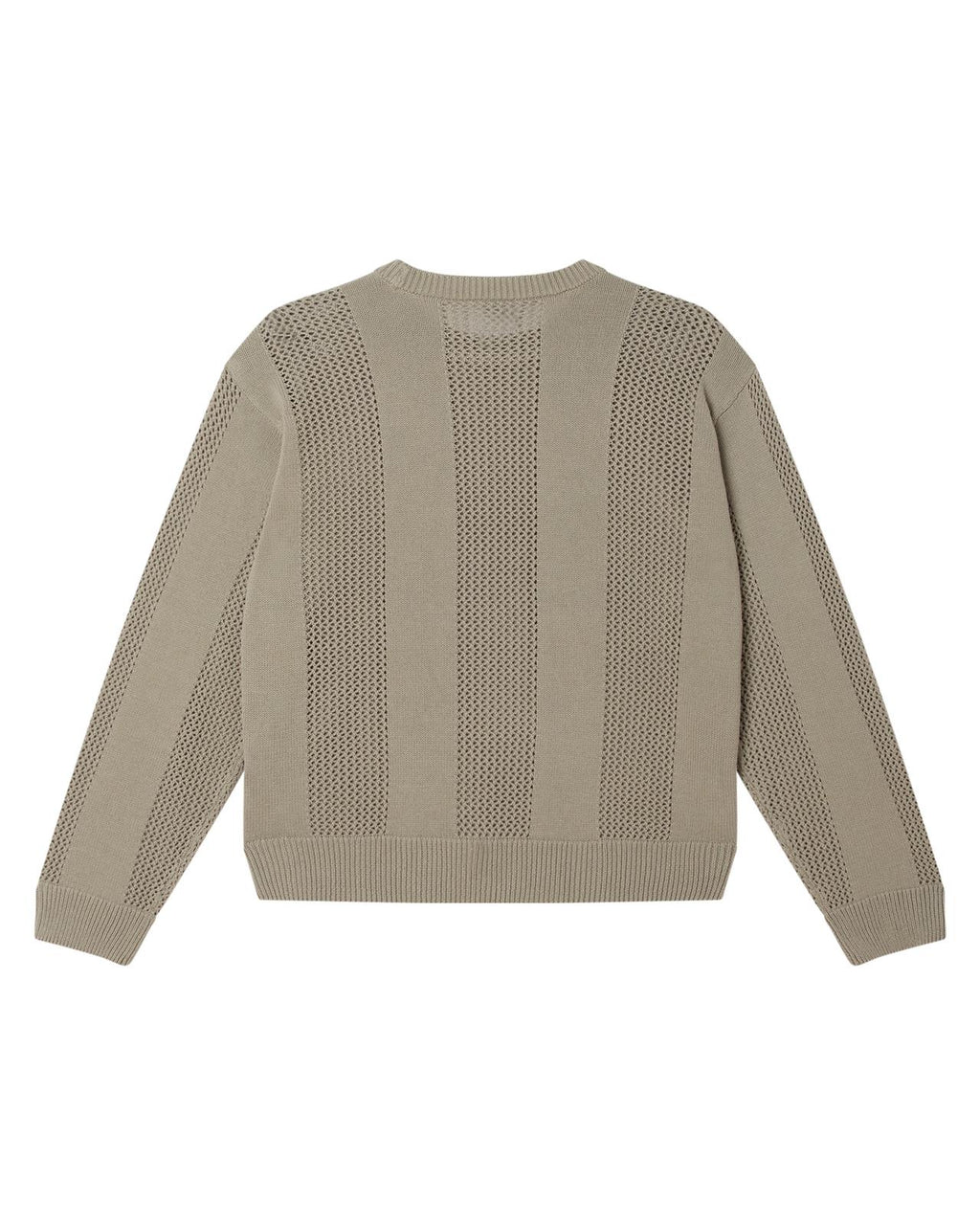 OBEY Crochet sweater london fog