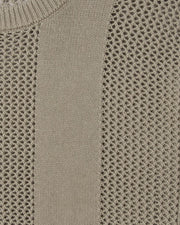 OBEY Crochet sweater london fog