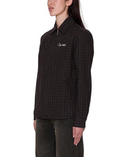 OBEY Dana shirt jacket brown multi