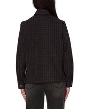 OBEY Dana shirt jacket brown multi